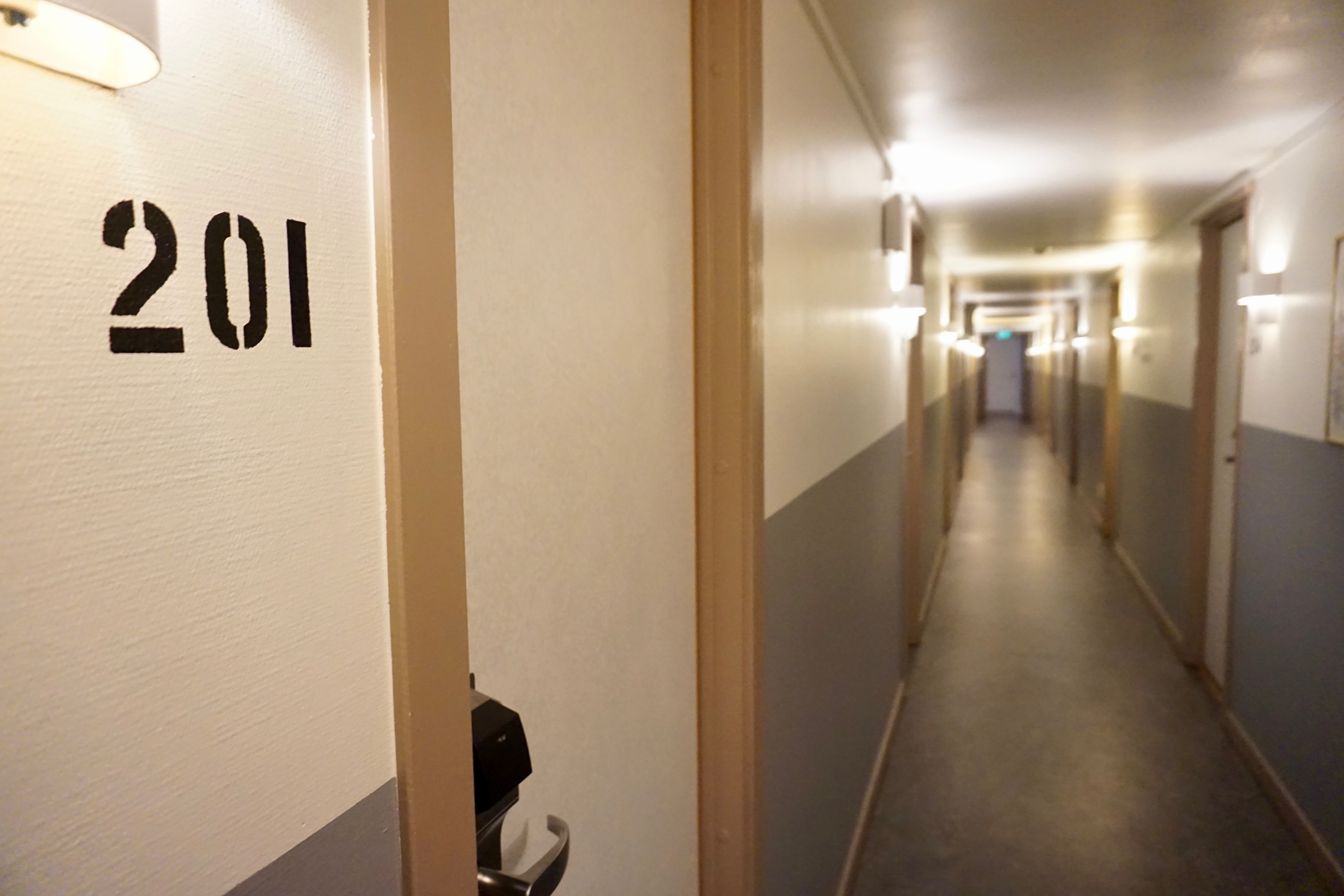 corridor at zinkensdamm hostel