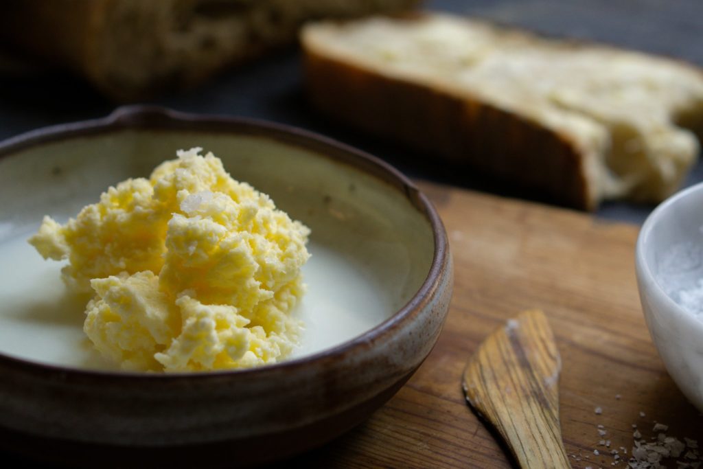 homemade butter smör