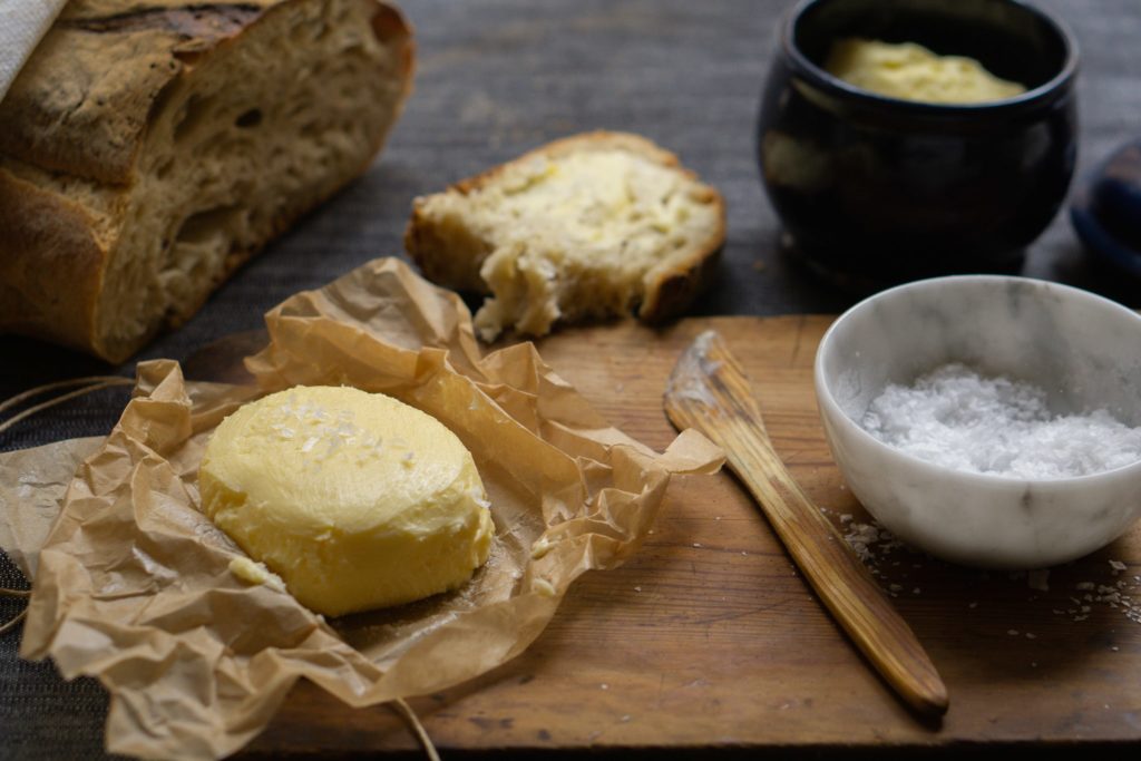 homemade butter syrat smör