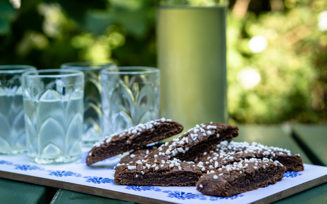 Swedish “chocolate cuts” cookies — chokladsnittar