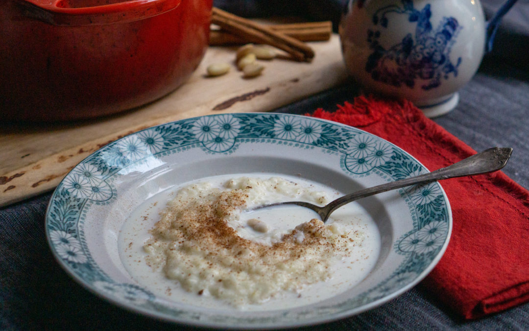 Risgrynsgröt—Swedish Christmas rice porridge