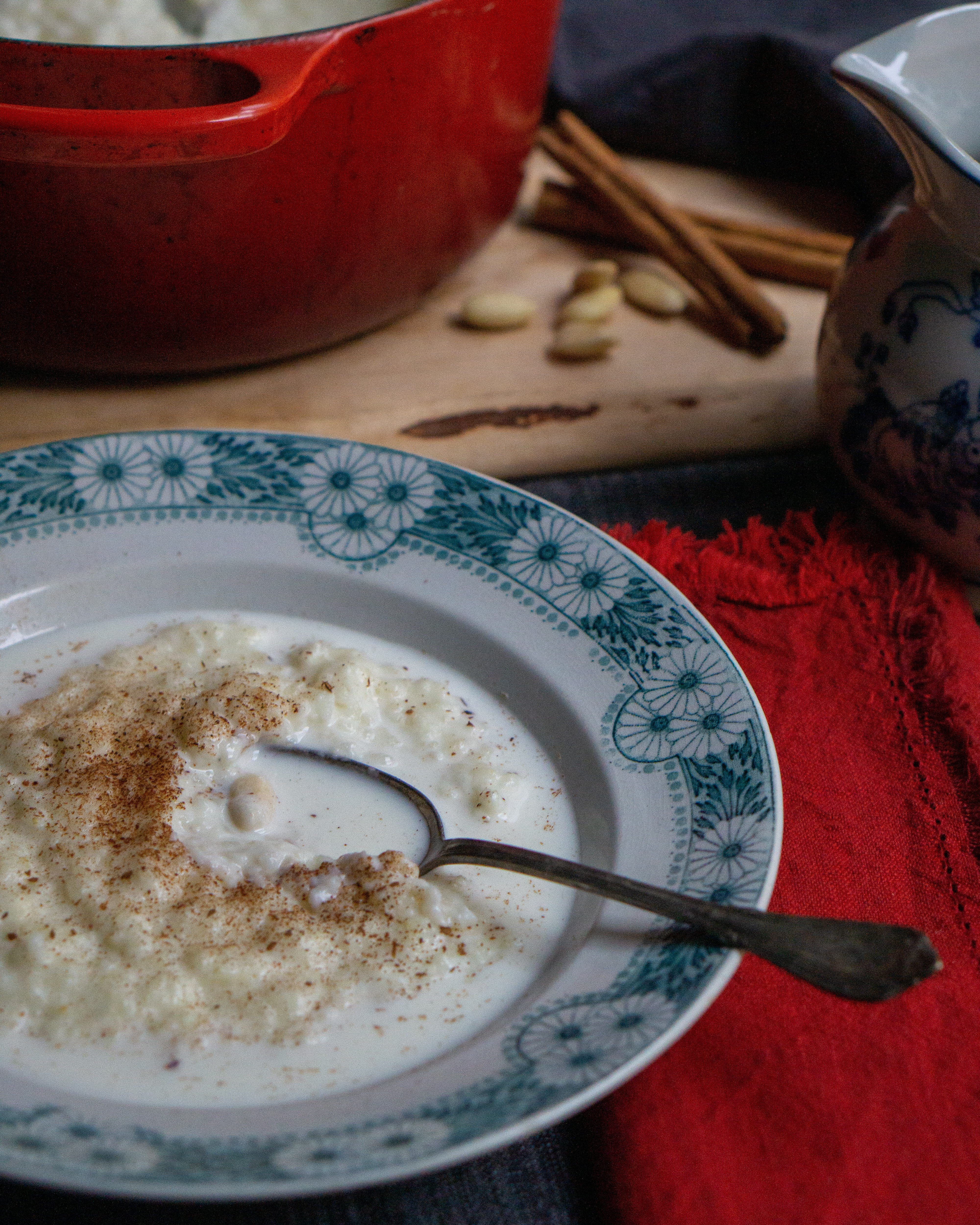 swedish Christmas rice porridge -- risgrynsgröt
