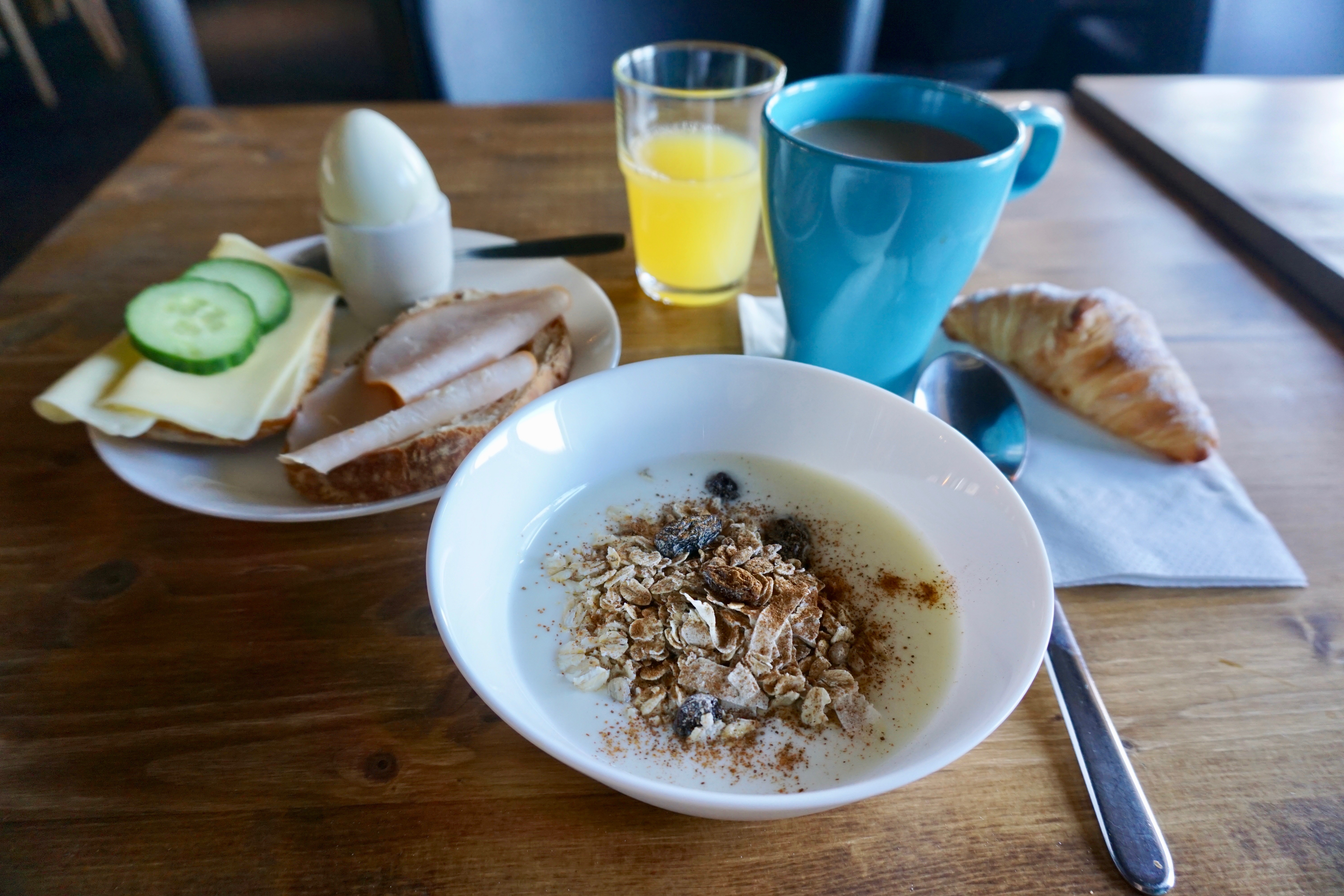 breakfast on Rygerfjord hostel