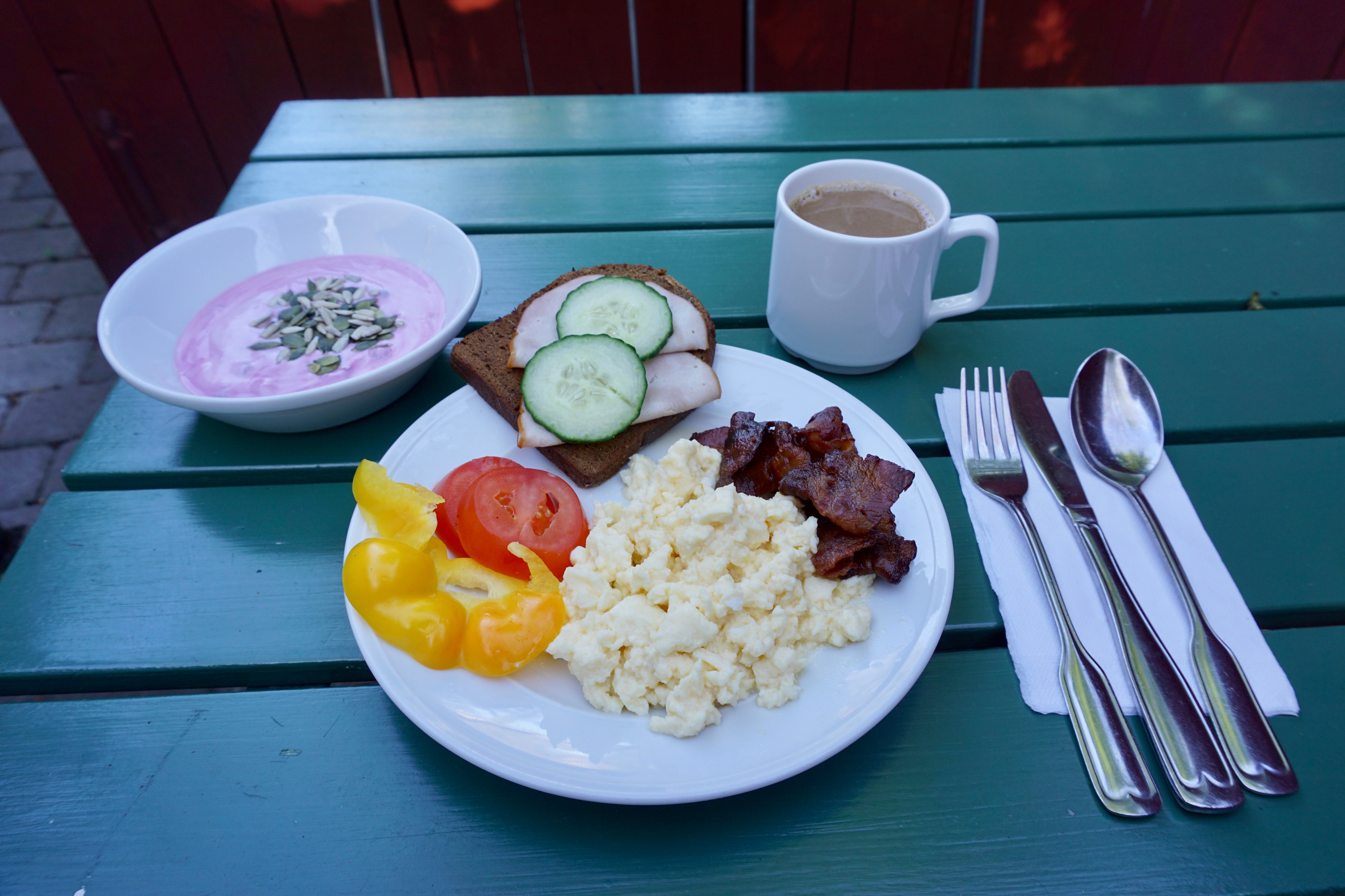 breakfast at zinkensdamm hostel