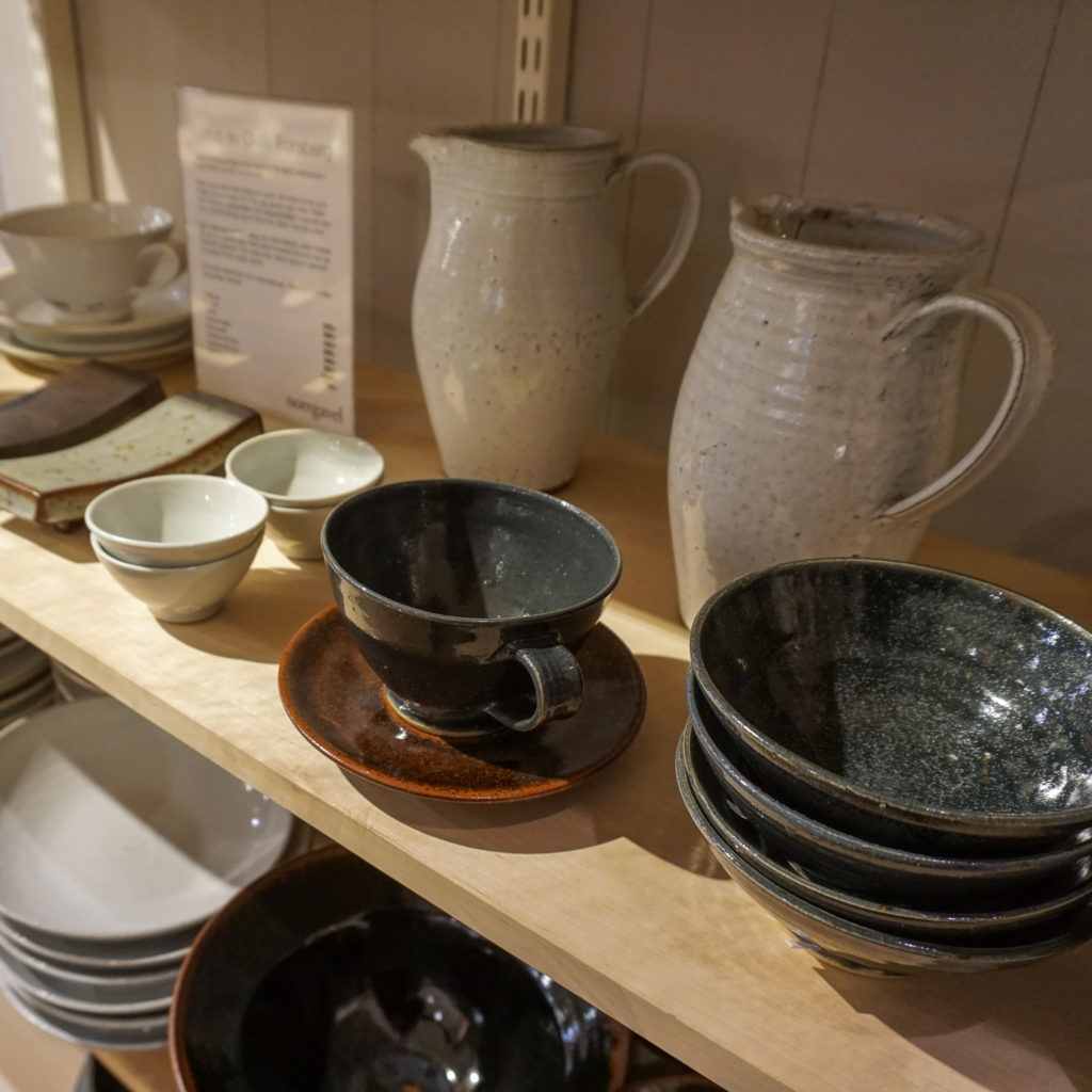 Handmade ceramics at Norrgavel