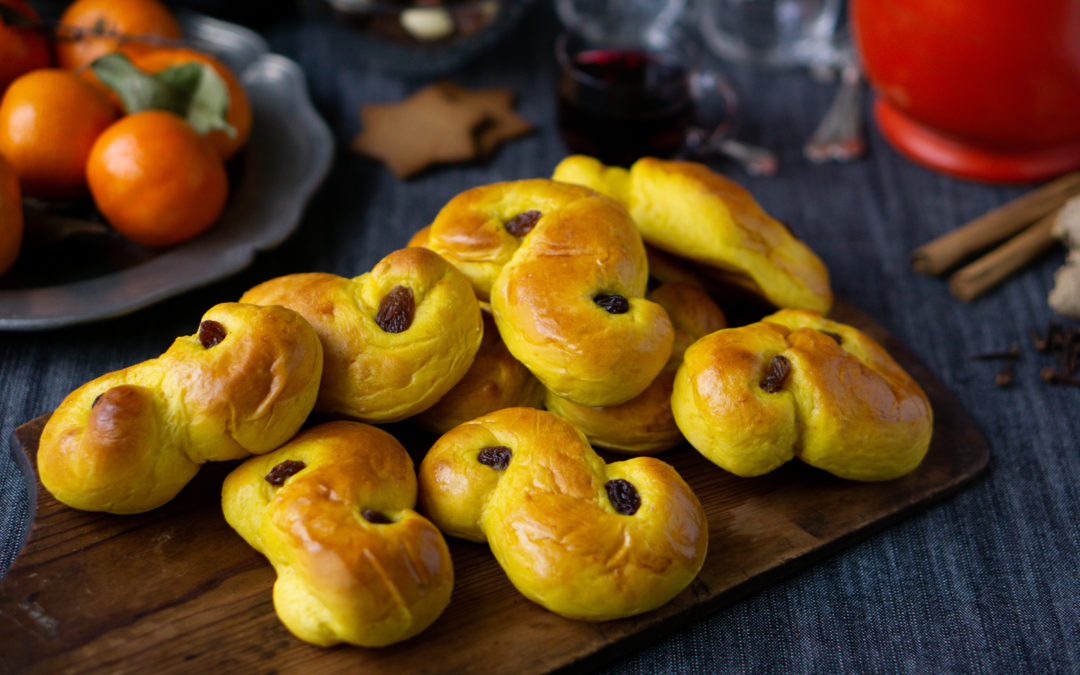 Swedish saffron buns for St Lucy’s Day