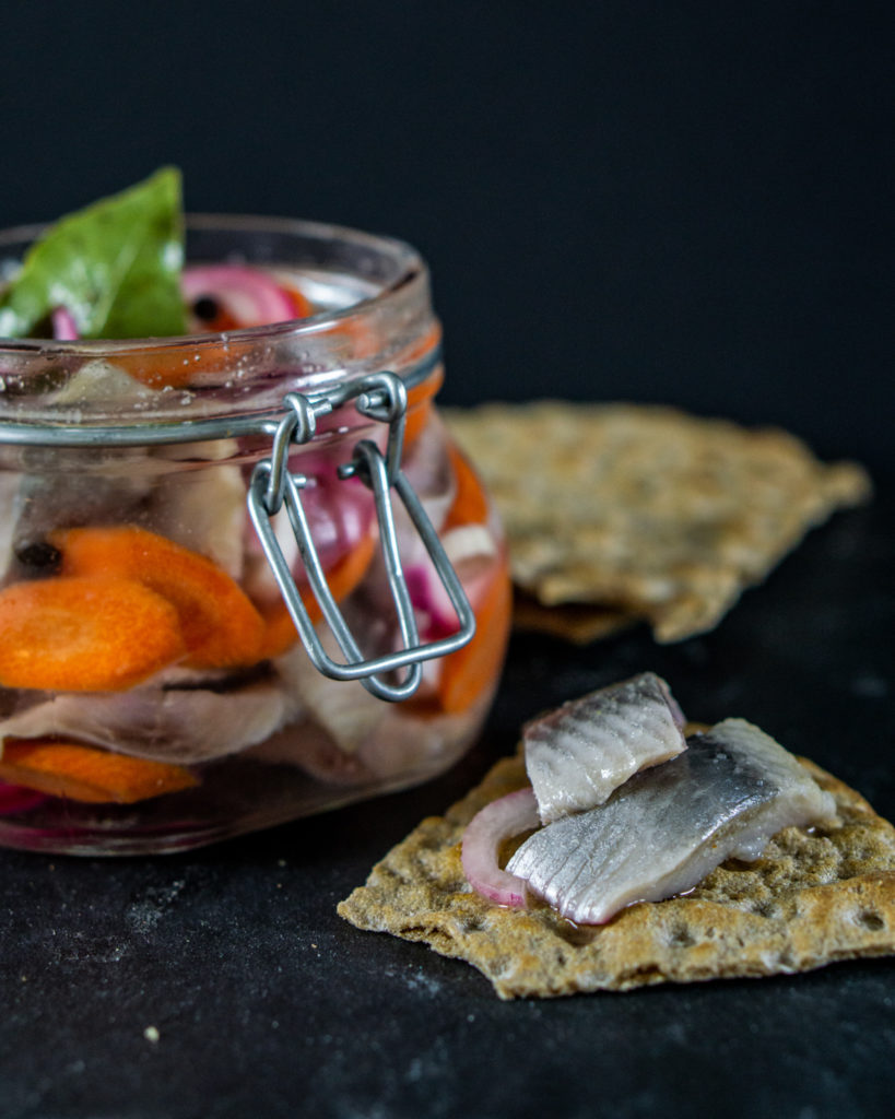 pickled herring — marinerad sill